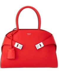 Ferragamo - Hug Logo Printed Tote Bag - Lyst