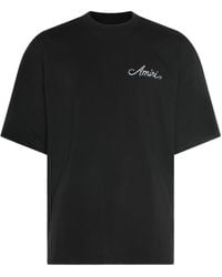 Amiri - Logo Chessboard Print Crewneck T-Shirt - Lyst