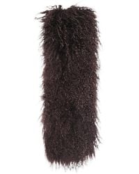 Yves Salomon - Curly Fur Scarf - Lyst