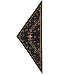 Dolce & Gabbana - Chain-Print Floral Scarf - Lyst