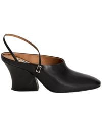 Jil Sander - Slingback Heeled Sandals - Lyst