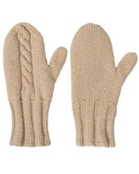 Malo - Cable-Knit Gloves - Lyst