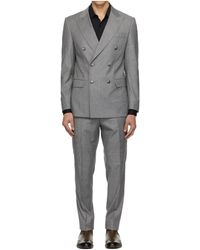 BOSS - Houndstooth Long-Sleeved Suit - Lyst