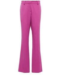 Magda Butrym - Low-Rise Straight Wool Pants - Lyst