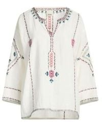 Isabel Marant - Geometric Print Long Sleeve Blouse - Lyst