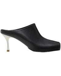 MM6 by Maison Margiela - Square Toe Ballerina Mules - Lyst