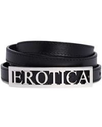 Dondup - Logo-Plaque Leather Belt - Lyst