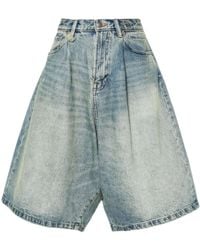 R13 - Belt Loop Denim Shorts - Lyst