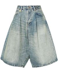 R13 - Belt Loop Denim Shorts - Lyst