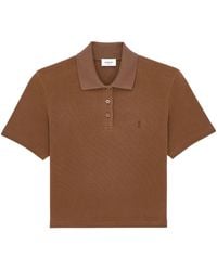 Saint Laurent - Le Cassandre Polo Shirt - Lyst