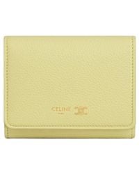 Celine - Fine Wallet Triomphe Stamp - Lyst