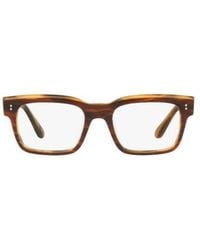 Oliver Peoples - Tortoiseshell-Effect Square-Frame Glasses - Lyst