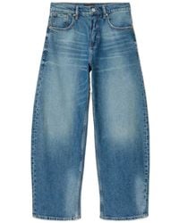 AllSaints - Sadie Barrel Leg Denim Jeans - Lyst