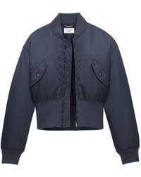 Saint Laurent - Padded Bomber Jacket - Lyst