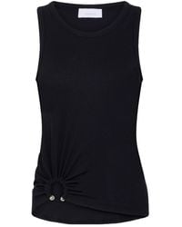 Rabanne - Gathered Detailed Crewneck Tank Top - Lyst
