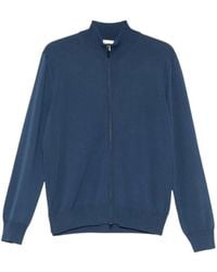 Canali - Zip-Front Knit Cardigan - Lyst