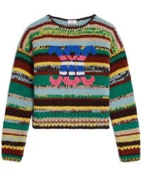 Celine - Crew Neck Sweater - Lyst