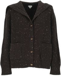 Bottega Veneta - Long-Sleeved Knitted Cardigan - Lyst