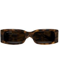 Balenciaga - Eyewear Rectangular Frame Sunglasses - Lyst