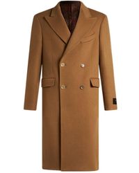 Etro - Double-Breasted Cashmere Coat - Lyst