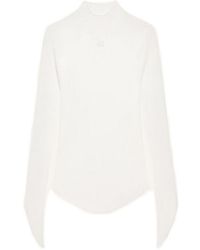 Courreges - Ribbed Turtleneck Top - Lyst