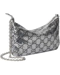 Gucci - Metallic Evening Bag With Charm - Lyst