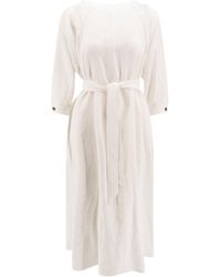 Loro Piana - Round Neck Dress - Lyst
