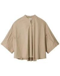 STAUD - Enzo Pleated Top - Lyst