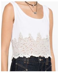 Ermanno Scervino - Lace-Detail Top - Lyst