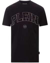 Philipp Plein - Logo-Embellished Crewneck T-Shirt - Lyst