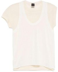 Pinko - Matching Tank Top Layered T-Shirt - Lyst
