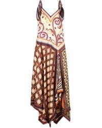 ALÉMAIS - Wilson Silk Twill Midi Dress - Lyst