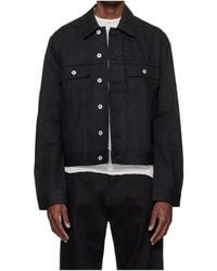 Rick Owens - Button-Up Trucker Denim Jacket - Lyst