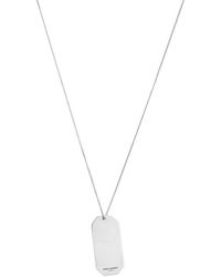 Saint Laurent - Sl Charm Necklace - Lyst