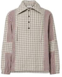 Dries Van Noten - Checked Cotton Shirt - Lyst