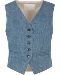 Citizens of Humanity - Denim Button Vest - Lyst