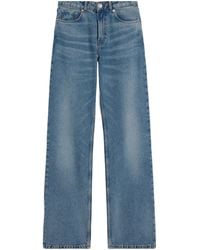 Ami Paris - Logo Patch Large Fit Jeans - Lyst