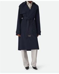 Bottega Veneta - Double-Breasted Belted Trench Coat - Lyst