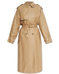 Isabel Marant - Double-Breasted Belted Trench Coat - Lyst