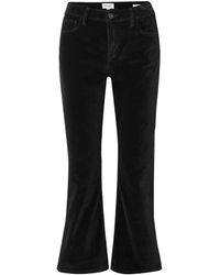 FRAME - Velvet Flared Pants - Lyst