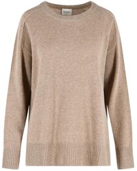 Closed - Ribbed Hem Knitted Sweater - Lyst