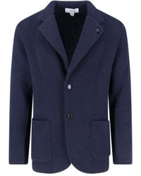 Lardini - Single-Breasted Cashmere Blazer - Lyst