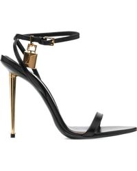 Tom Ford - Padlock High-Heeled Sandals - Lyst