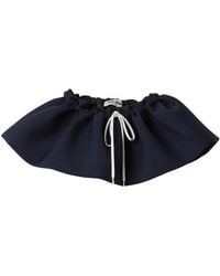 Miu Miu - Wool Mini Skirt - Lyst