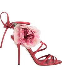 Dolce & Gabbana - Solid Color Sandals - Lyst