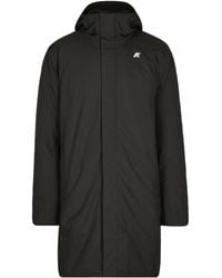 K-Way - Long-Sleeved Hooded Coat - Lyst