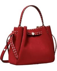 Tory Burch - Small Romy Pick Stitch Shoulder Bag - Lyst