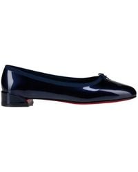 Christian Louboutin - Bow Detailed Flat Shoes - Lyst