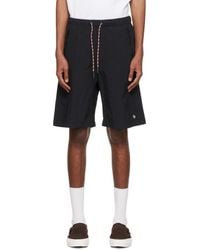 Marcelo Burlon - County Of Milan Logo Embroidered Drawstring Track Shorts - Lyst