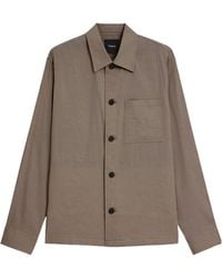 Theory - Long-Sleeve Shirt-Style Jacket - Lyst